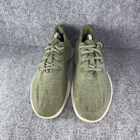 Allbirds Wool Runners Mens 10 Green Athletic Casual Sneakers - Picture 2 of 11